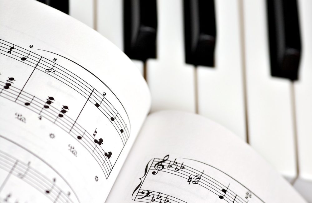 Piano and lyrics book